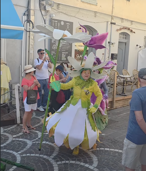 Colorful carnival costume